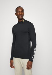 Lyle & Scott TECH BASELAYER - T-shirt desportiva - true black