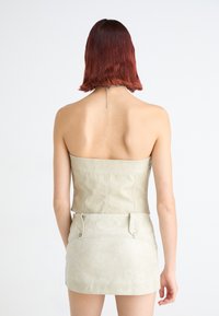 Jaded London BUCKLE AND ZIP CORSET - Top - beige