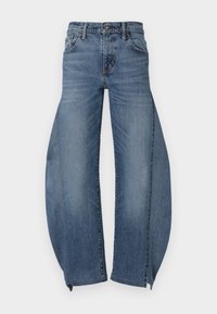 UPCYCLED WITH SIDE INSERTS - Relaxed fit jeans - blue