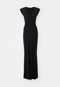 HOODED DRESS - Maksimekko - anthracite black