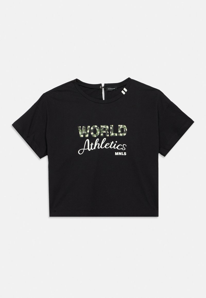 Monnalisa T-shirt print zwart