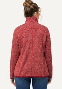 Ulla Popken HEATHER  - Giacca in pile - salsa