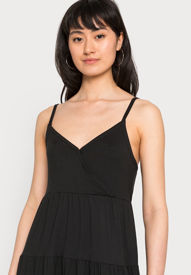 Damen Freizeitkleider | Hollister Co. BARE DRESS Jerseykleid black/schwarz - MM66768 Damen Freizeitkleider | Hollister Co. BARE DRESS Jerseykleid black/schwarz - MM66768