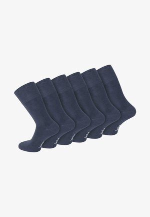 Normani 6 PAAR BAMBUS GESUNDHEITS - Socken - blau