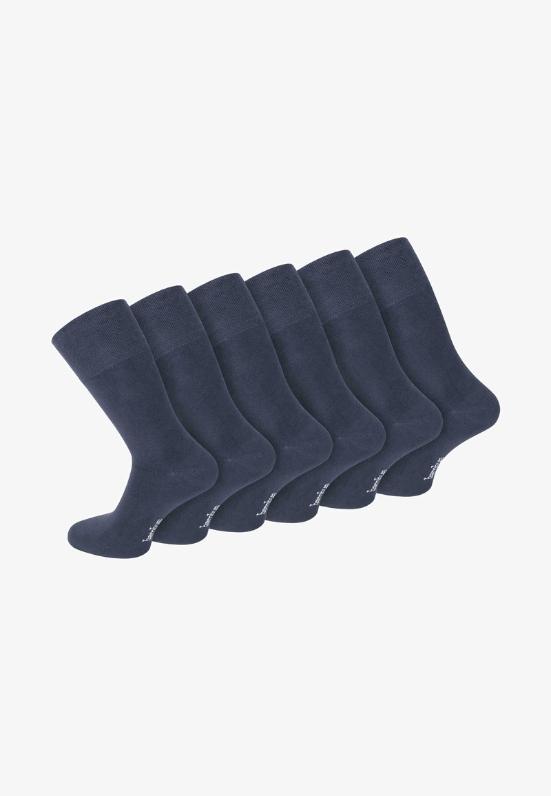 Normani 6 PAAR BAMBUS GESUNDHEITS - Socken - blau