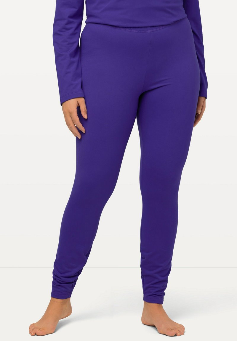 Ulla Popken FUNKTIONS SCHNELLTROCKNEND ELASTIKBUND - Leggings - purple