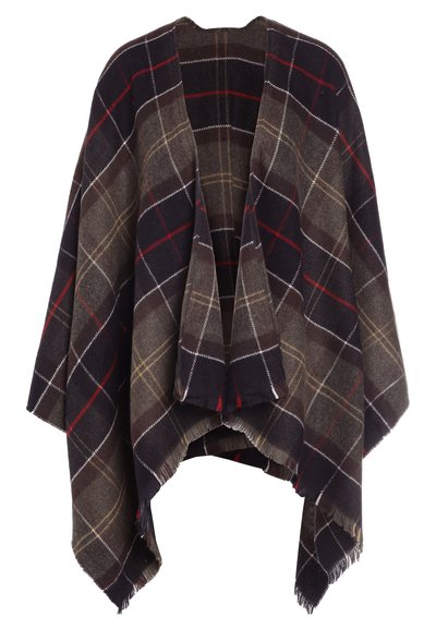 Barbour STAFFIN TARTAN SERAPE  - Пелерина - olive