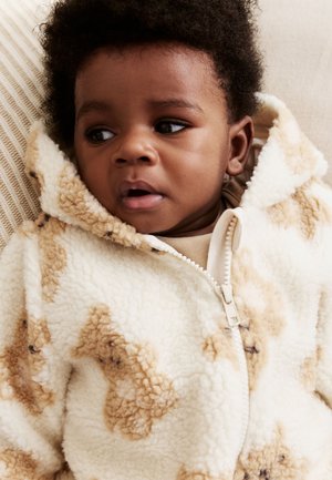 Next, REGULAR FIT - BEAR ALL OVER PRINT BORG  - Jumpsuit - natural