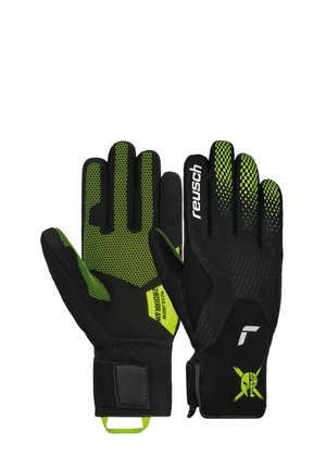 WORLDCUP WARRIOR SPEEDLINE - Fingerhandschuh - black safety yellow