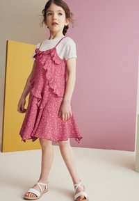 Next FRILL SLIP AND SET - REGULAR FIT - Basic póló - pink