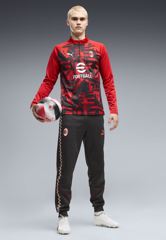 PUMA AC MILAN KING ANTHEM HOSE - Club wear - flat dark gray-for all time red