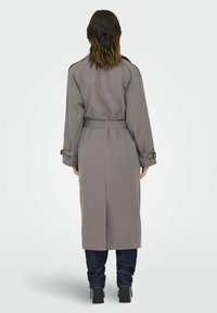 ONLY ONLCHLOE DOUBLE - Trench - charcoal gray