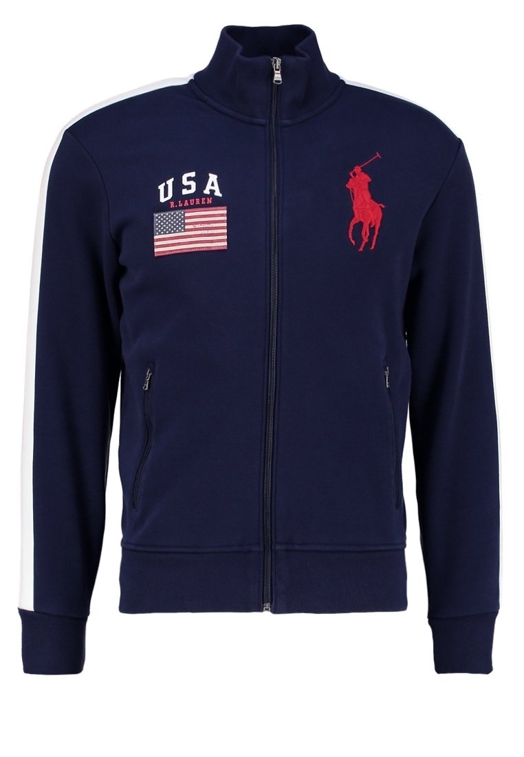 Polo Ralph Lauren Zip-up sweatshirt - dark blue - (Pre-owned