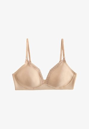 Next, MATERNITY SMOOTHING LACE TRIMMED & NURSING BRA WITH MOTION FLEX TECHNOLO - Amme-BH - almond nude
