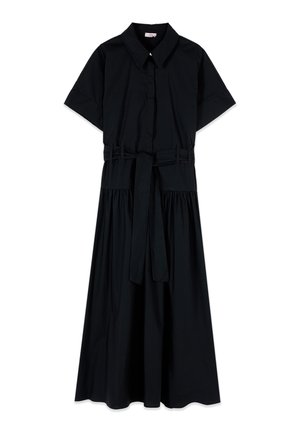 Oltre, VESTITO CHEMISIER CON FUSCIACCA - Maxikjoler - nero