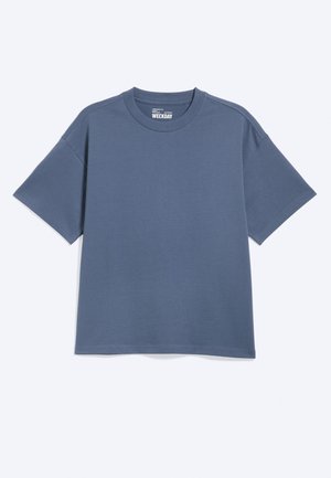 Weekday, LOOSE BOXY - Βασικό μπλουζάκι - navy