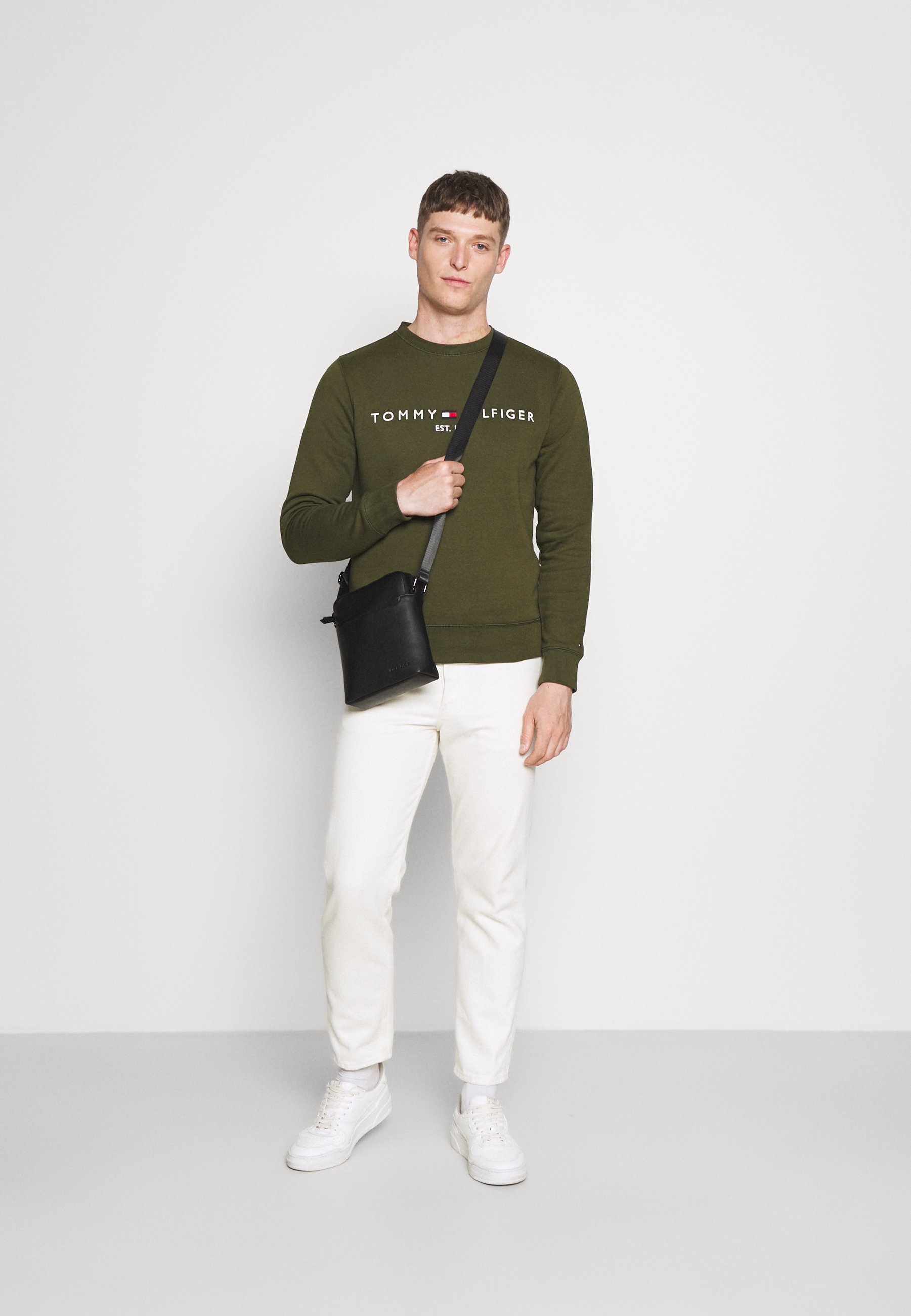 Tommy Hilfiger Sudadera - olivewood/verde oliva - Zalando.es