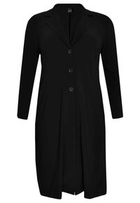 YOEK Halflange jas - black