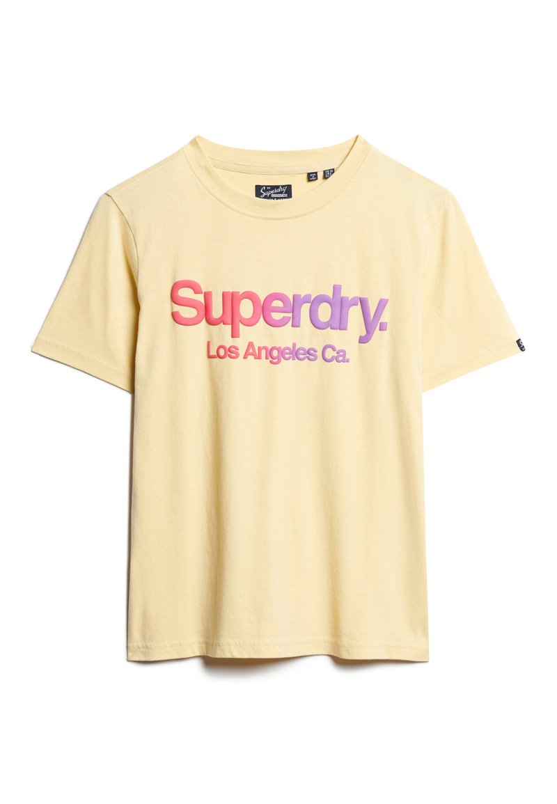 Superdry & Co T-shirt print geel