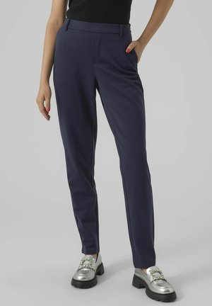 Vero Moda LUCCA  TAPERED  - Pantalon classique - navy blazer