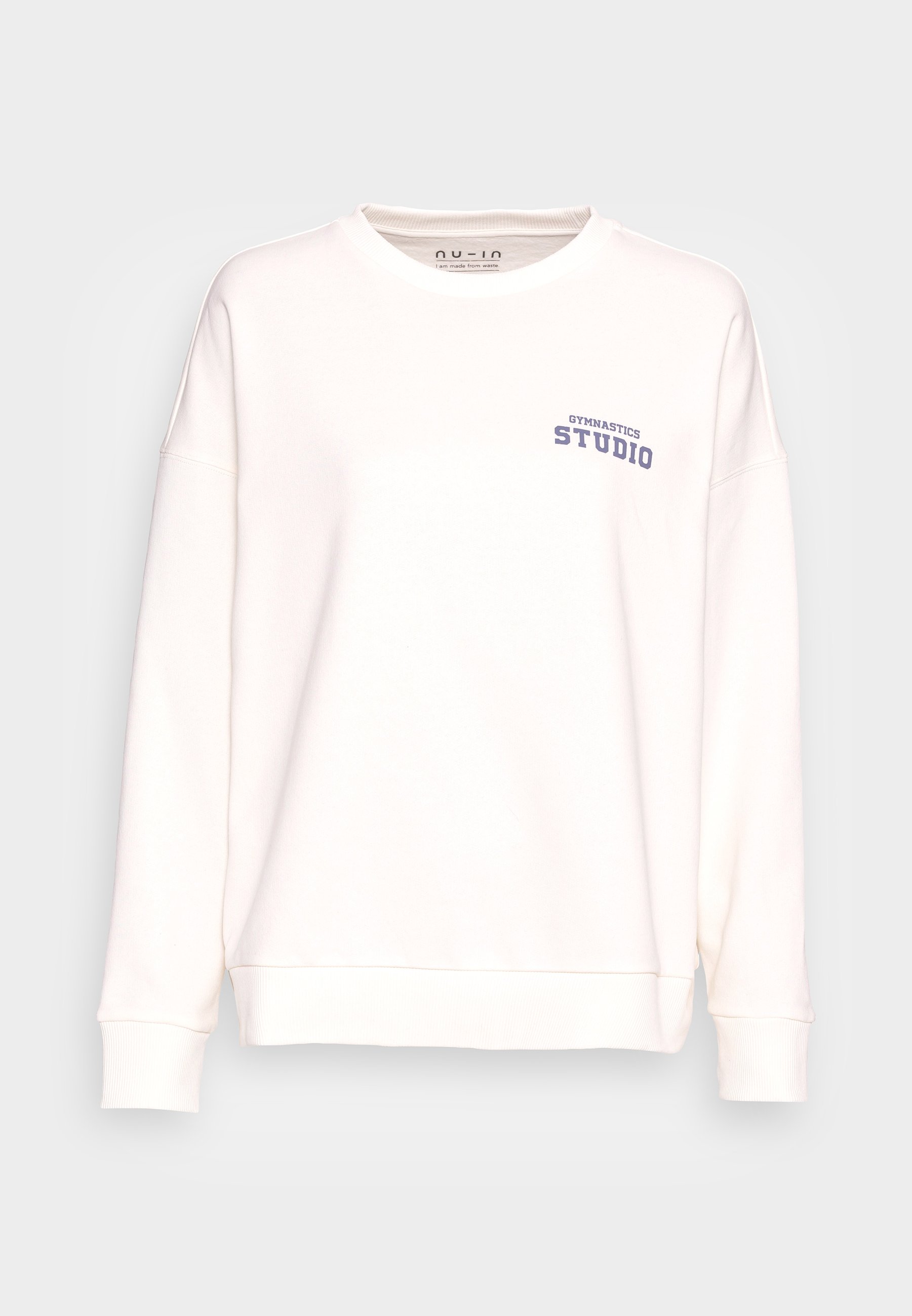 NU-IN STUDIO PRINT - Felpa - off white/bianco - Zalando