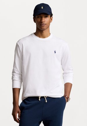 Polo Ralph Lauren CLASSIC FIT JERSEY LONG SLEEVE T SHIRT - Long sleeved top - white