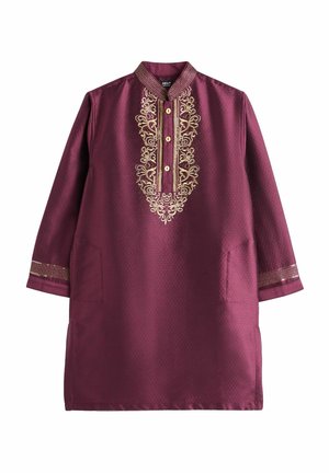 EMBROIDERED REGULAR FIT - Hemd - burgundy red