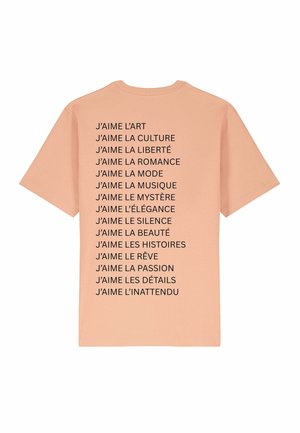 JAIME BACK PRINT HEAVYWEIGHT - Print T-shirt - light pink