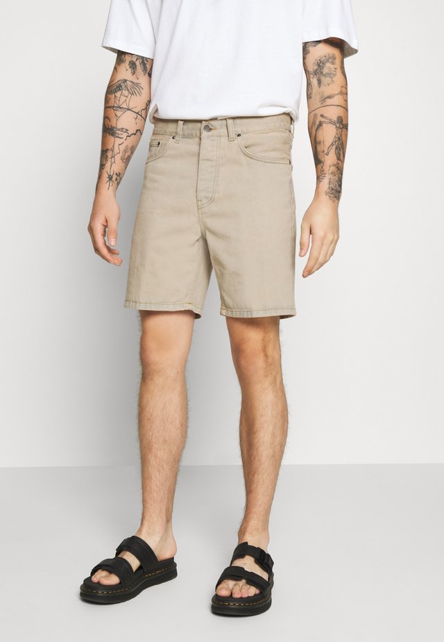 NEWEL MAITLAND - Short en jean - blue/sand bleached