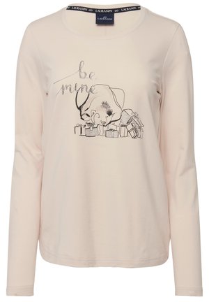 LAURASØN EISBÄREN GESCHENKE RUNDHALS - Camiseta de manga larga - beige