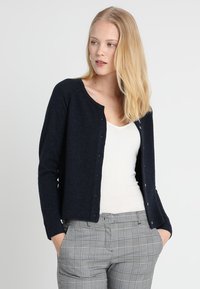 Rosemunde LAICA O NECK CARDIGAN - Jopica - dark navy melange