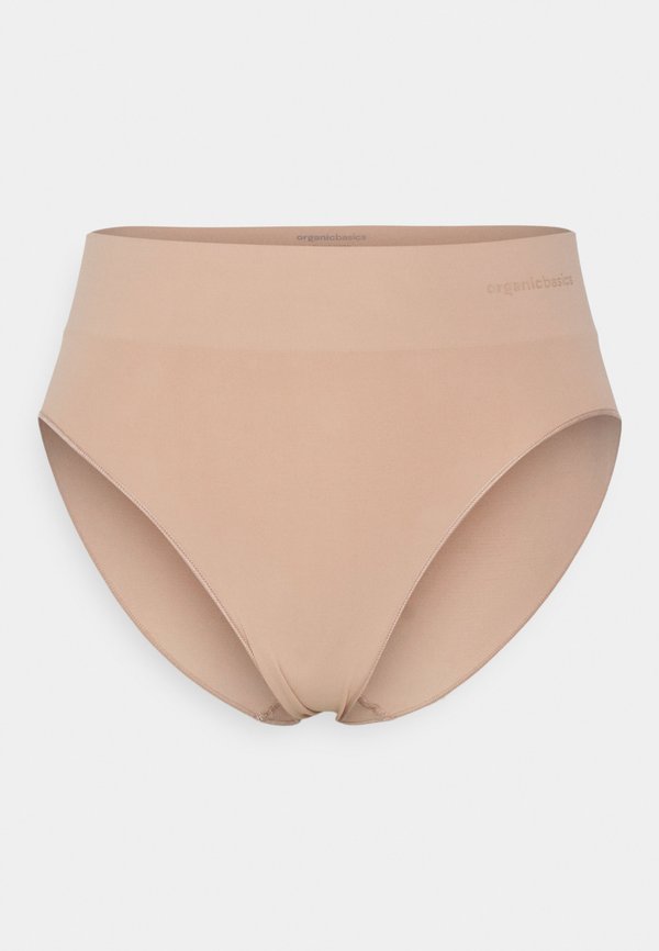 SMOOTH HIGH-LEG BRIEFS - Briefs - hazelnut2