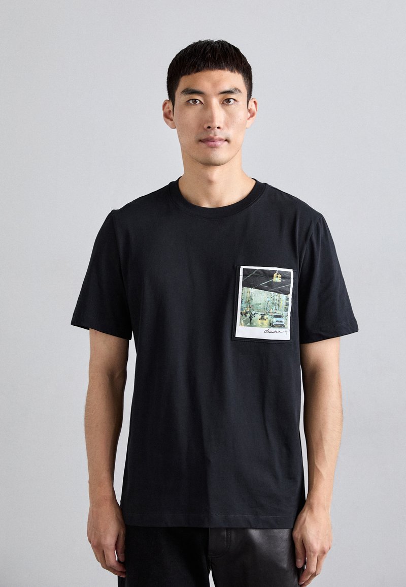 Helmut Lang POSTCARD OVERPASS - T-shirt imprimé - black
