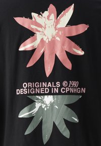 Jack & Jones JORTAMPA BACK CREW NECK - T-shirts print - black