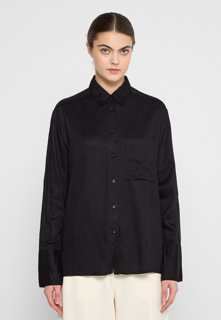 Replay Overhemdblouse zwart