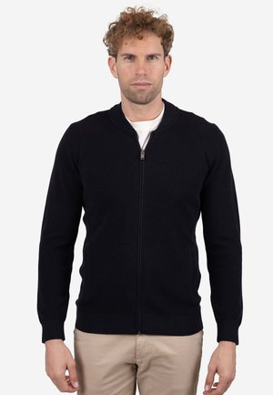 CUELLO LISO GRANULADO  - Chaquetas bomber - marino