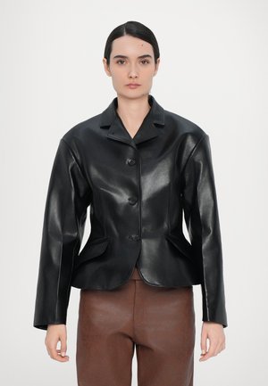 Leather jacket - black