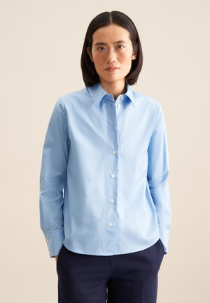 Button-down blouse - hellblau