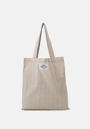 SACKY ATOMA - Shopping Bag - white alyssum/travertine