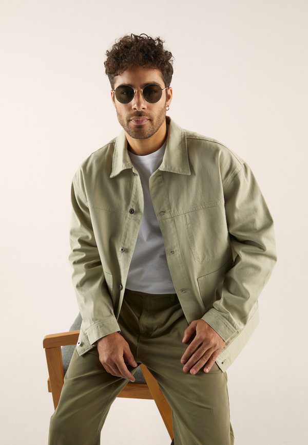 Denim jacket - beige4