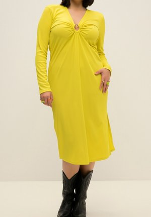 Robe en jersey - yellow
