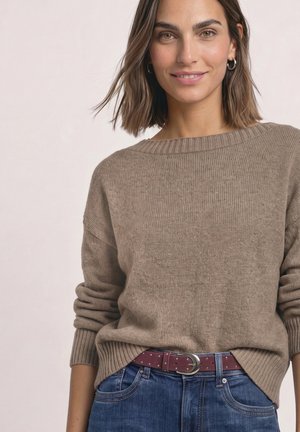 Street One, VELOURS GÜRTEL MIT NIETEN - Ceinture - rustic rouge