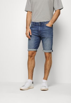 Jeansshort - light-blue denim