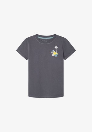 Pepe Jeans RENCE - Marškinėliai su spaudiniu - phantom grey