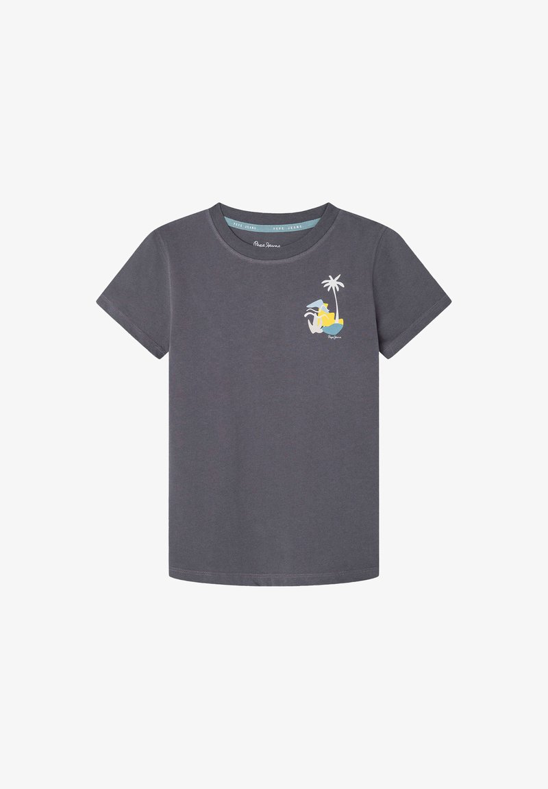 Pepe Jeans RENCE - Marškinėliai su spaudiniu - phantom grey
