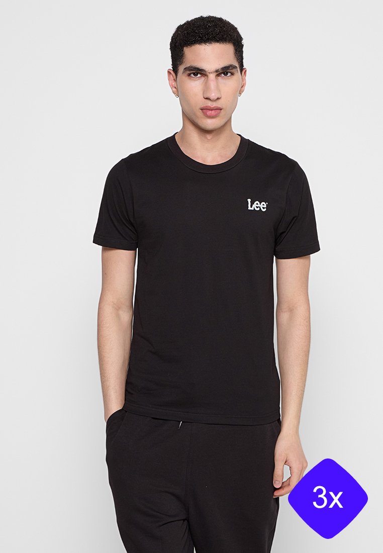 Lee T-shirt basic zwart