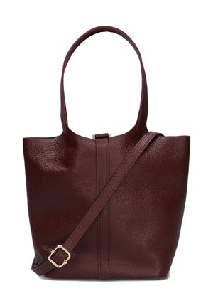 Handtas - grain burgundy