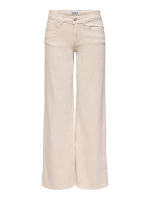 ONLY, KLASSISCHE HOSE ONLMADISON WEITER BEINSCHNITT KLASSISCHE HOSE - Široke nogavice - oatmeal