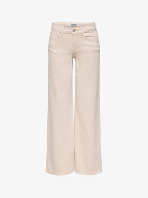 ONLY, KLASSISCHE HOSE ONLMADISON WEITER BEINSCHNITT KLASSISCHE HOSE - Široké nohavice - oatmeal