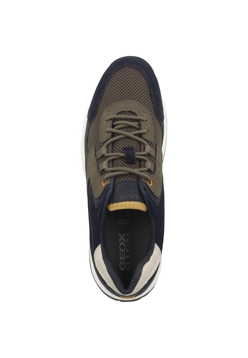 Geox U Terrestre A - Scarpe Da Ginnastica Uomo, Effetto Ammortizzante, Chiusura Con Lacci, Soletta Rimovibile